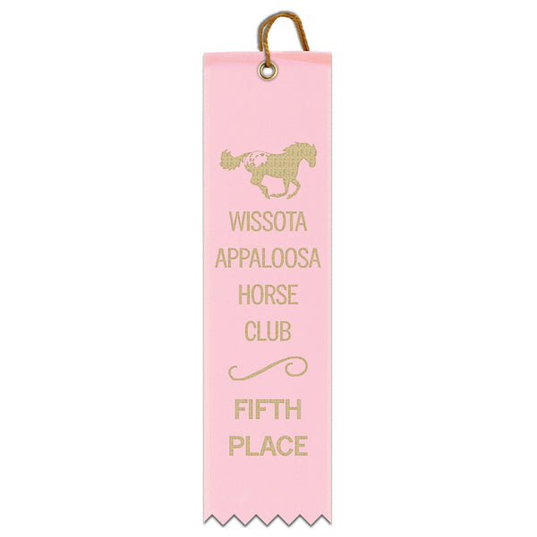 1-5/8" x 6" Custom Square Top Award Ribbon