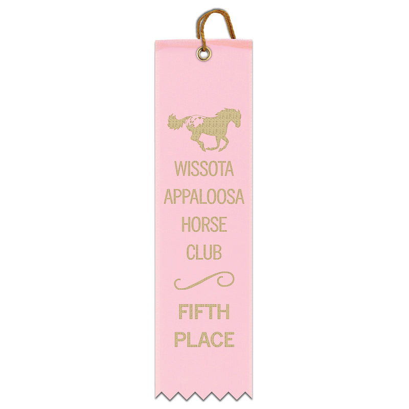 1-5/8" x 6" Custom Square Top Award Ribbon