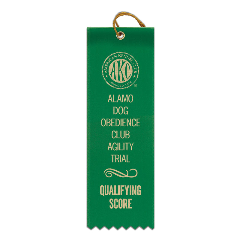 2" x 6" Custom Square Top Award Ribbon