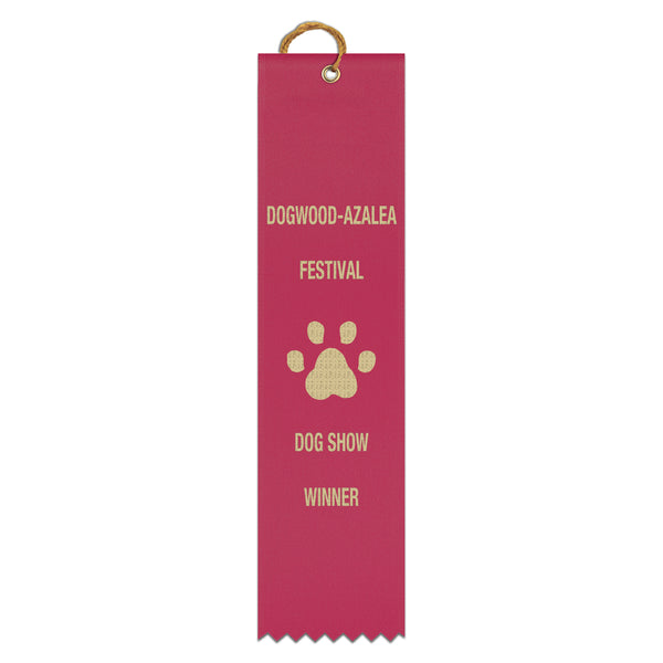 2" x 8" Custom Square Top Award Ribbon