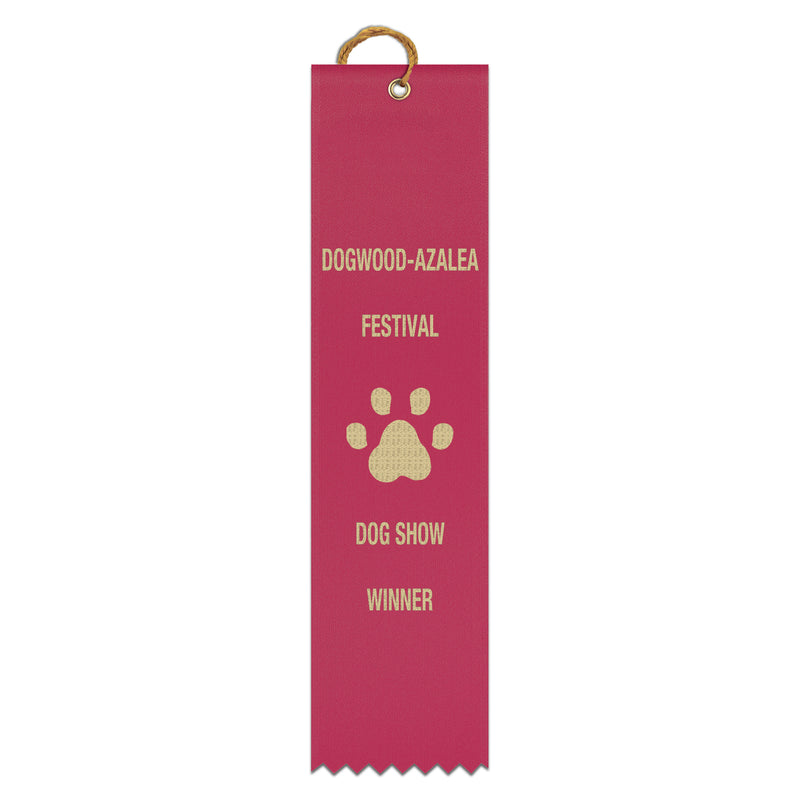 2" x 8" Custom Square Top Award Ribbon
