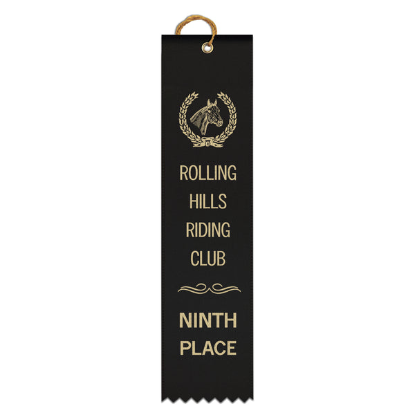 2" x 8" Custom Square Top Award Ribbon