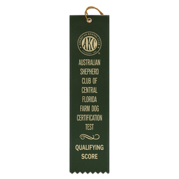 2" x 8" Custom Square Top Award Ribbon