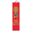 2" x 8" Custom Multicolor Square Top Award Ribbon