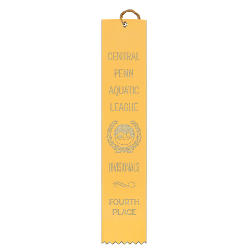 2" x 10" Custom Square Top Award Ribbon