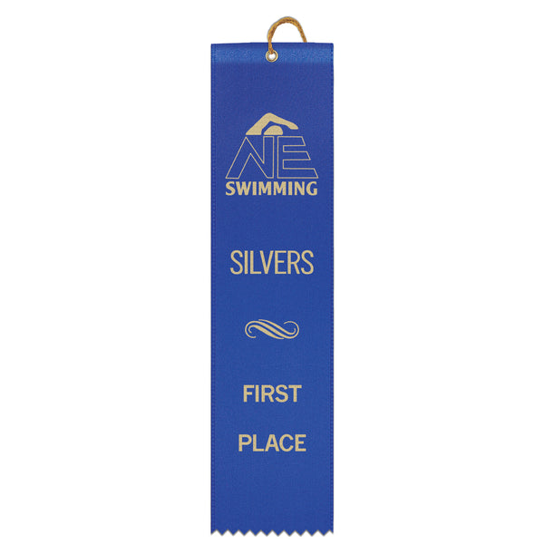 2-1/2" x 10" Custom Square Top Award Ribbon