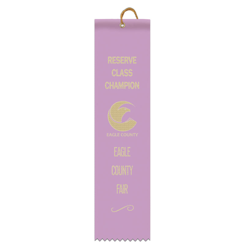 2-1/2" x 10" Custom Square Top Award Ribbon