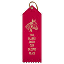 2" x 6" Custom Point Top Award Ribbon