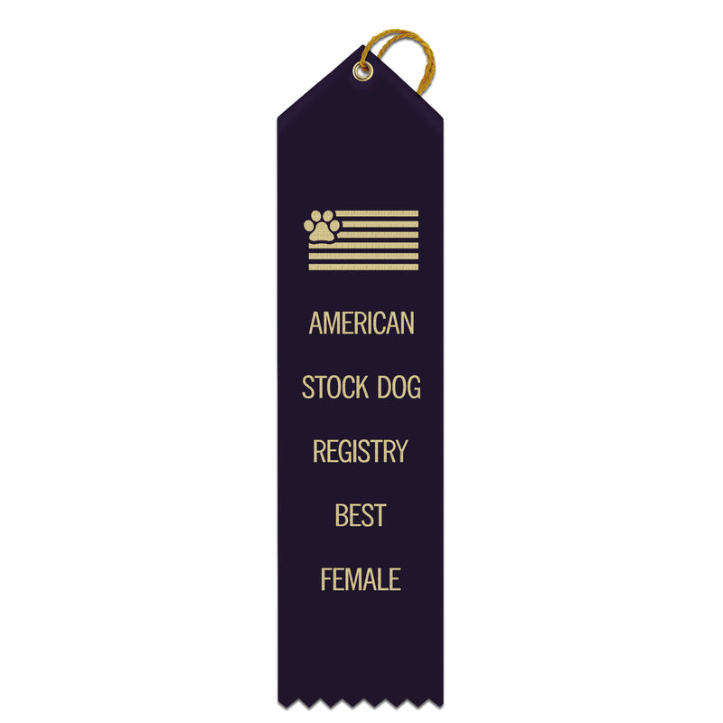 2" x 8" Custom Point Top Award Ribbon