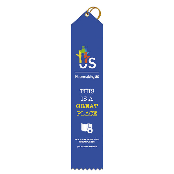 2" x 10" Custom Multicolor Point Top Award Ribbon