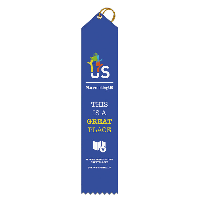 2" x 10" Custom Multicolor Point Top Award Ribbon