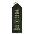 2-1/2" x 8" Custom Point Top Award Ribbon