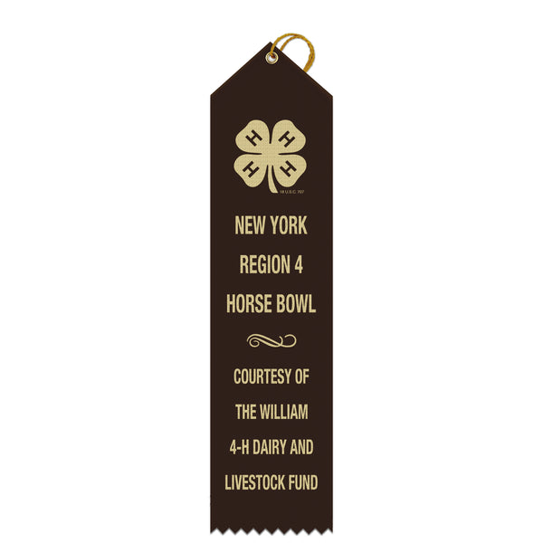 2-1/2" x 10" Custom Point Top Award Ribbon