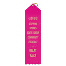 3" x 12" Custom Point Top Award Ribbon
