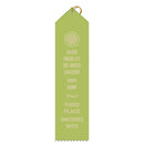 3" x 12" Custom Point Top Award Ribbon
