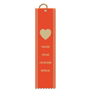 2" x 8" Custom Square Top Award Ribbon With Border