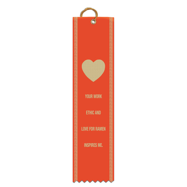 2" x 8" Custom Square Top Award Ribbon With Border