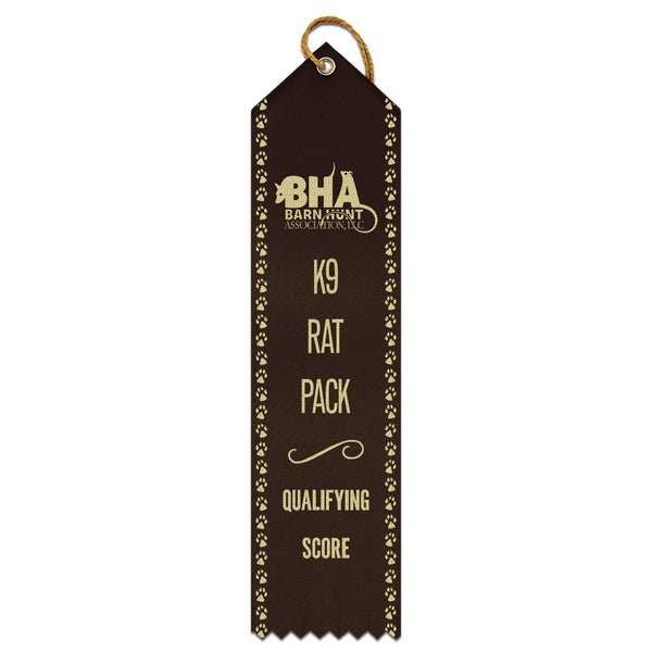 2" x 8" Custom Point Top Award Ribbon With Border