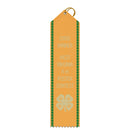 2-1/2" x 10" Custom Point Top Award Ribbon With Border