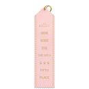 2-1/2" x 10" Custom Point Top Award Ribbon With Border