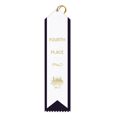 2-1/2" x 10" Custom 2 Layered Point Top Award Ribbon