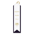2-1/2" x 10" Custom 2 Layered Point Top Award Ribbon