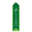 2-1/2" x 10" Custom 2 Layered Point Top Award Ribbon