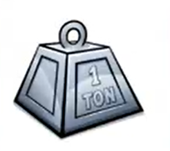 Engraved Cattle Shaped Acrylic Award Trophy w/ Black Base