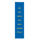 2" x 8" Custom Point Top Award Ribbon
