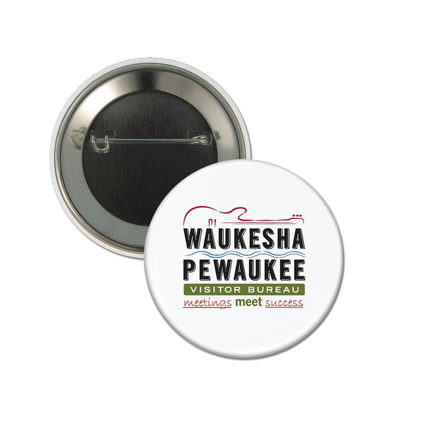 1-3/4" Custom Button With Pin