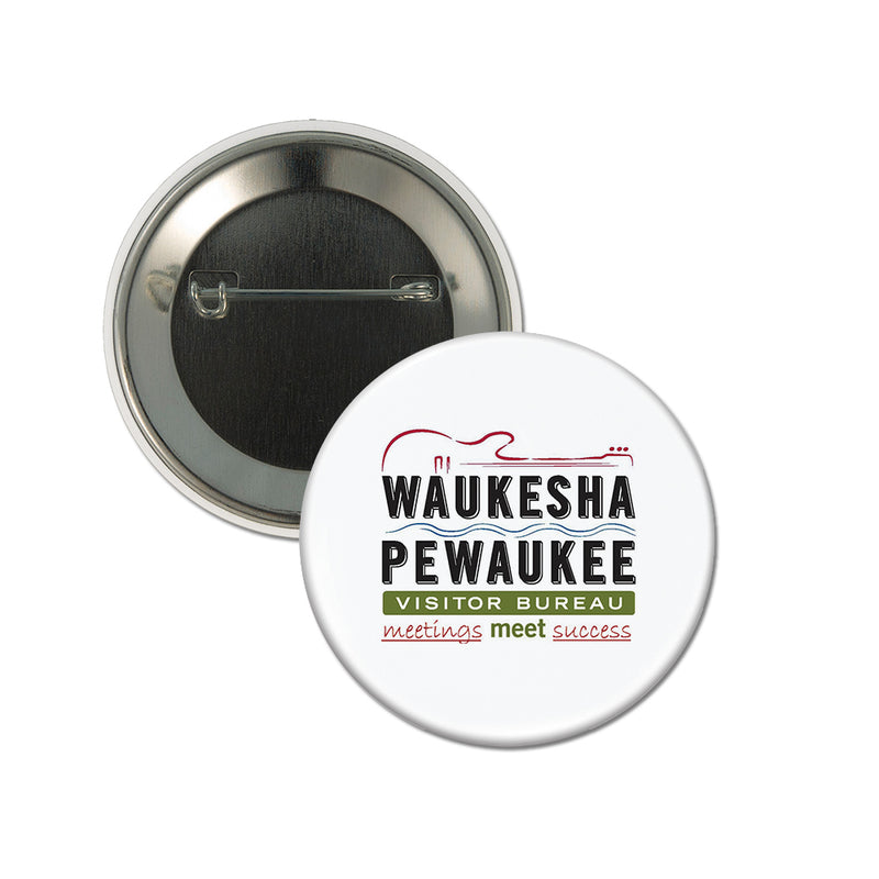 1-3/4" Custom Button With Pin