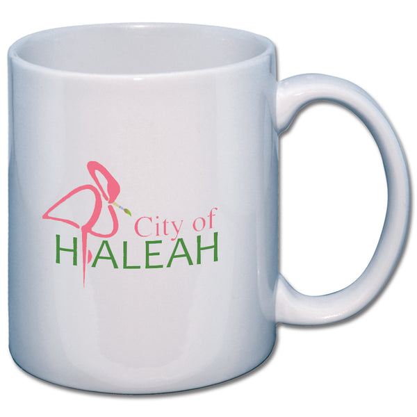 11 oz. Custom Full Color Ceramic Coffee Mug - Case of 4