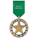 2-3/4"  RS Award Medal w/ Satin Drape