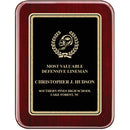 7" x 9" Rosewood Piano Finish Award Plaque