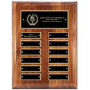9" x 12" Custom Walnut Perpetual Plaque