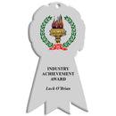 3-1/4" x 6" Full Color Wall Plaques - Rosette Shape