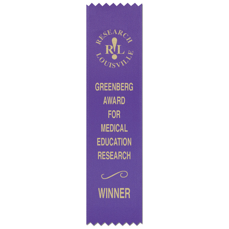 1-5/8" x 6" Custom Pinked Top Award Ribbon