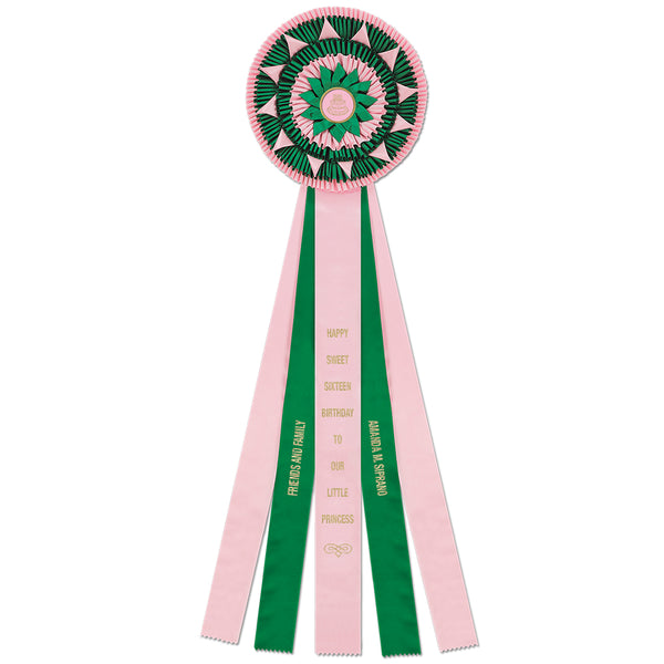 Sparkford 5 Rosette Award Ribbon
