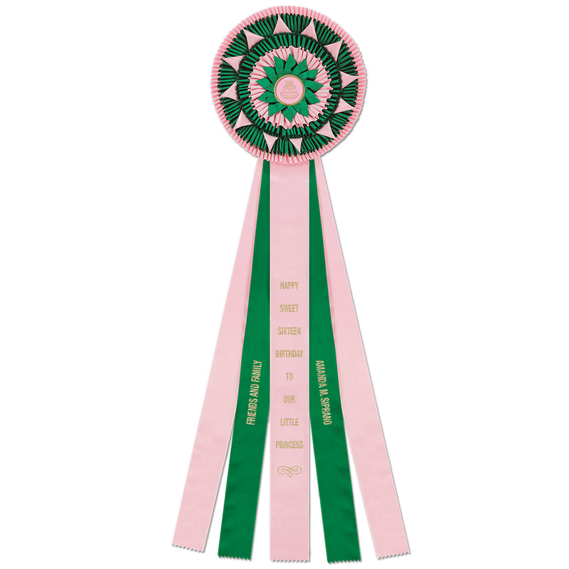 Sparkford 5 Rosette Award Ribbon