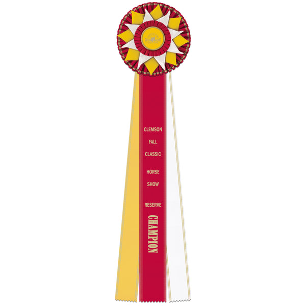 Devon 2.0 3 Rosette Award Ribbon