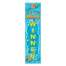 2" X 8" Stock Multicolor Pinked Top Heat Winner Award Ribbon