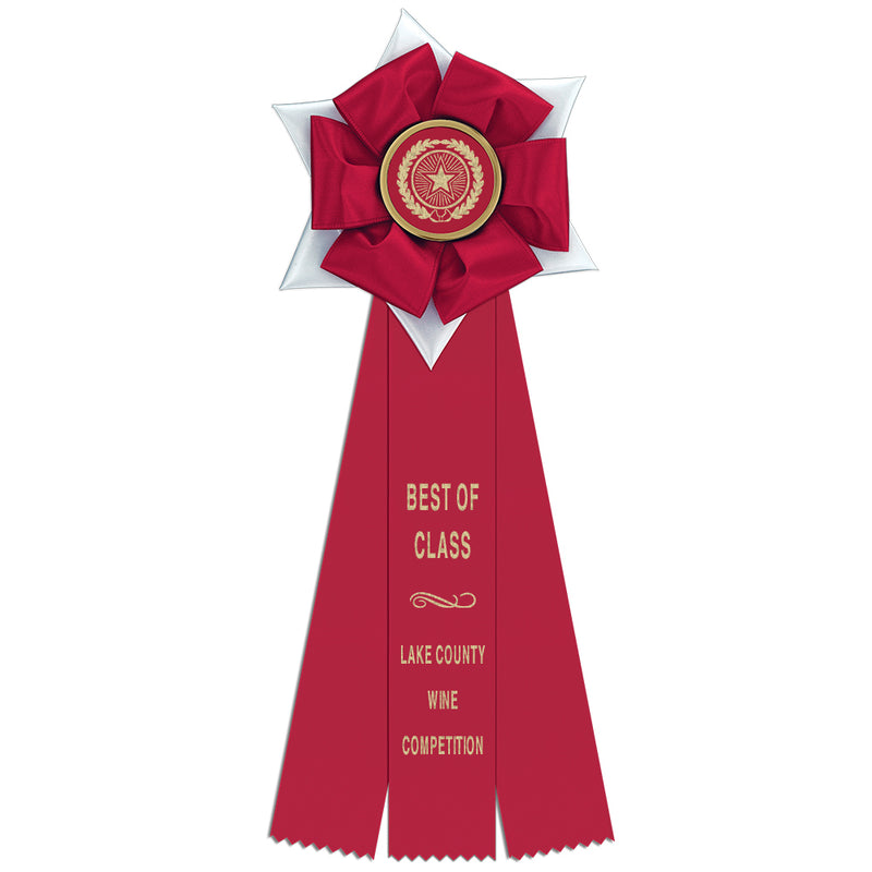 Dartmoor 3 Rosette Award Ribbon