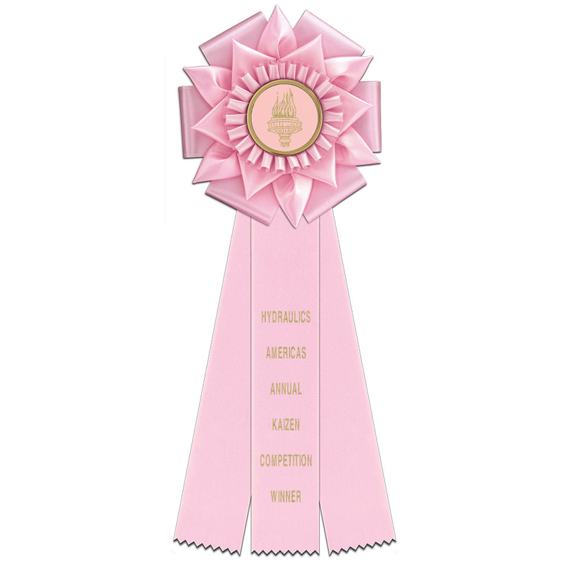 Bath 3 Rosette Award Ribbon