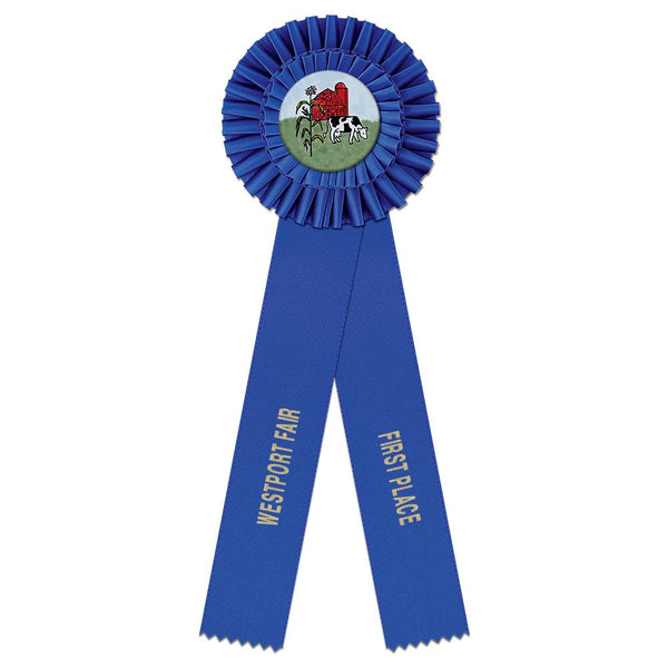Shannon 2 Rosette Award Ribbon