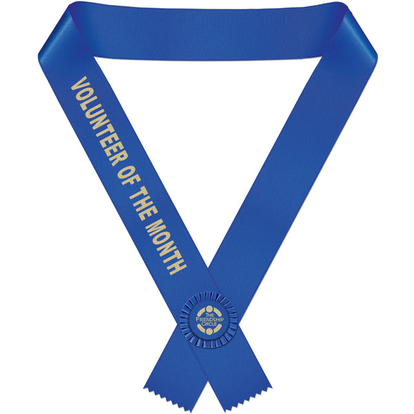 Custom Award Sash With Rosette 15-28 Letters