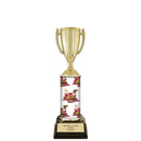 10" Custom Column Trophy with Black Base