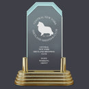 Pop-In<sup>TM</sup> Jade Acrylic Award Trophy w/ Pedestal Base