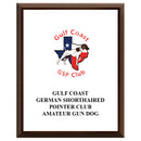 5" x 7" Custom Cherry Plaque With Full Color Imprint