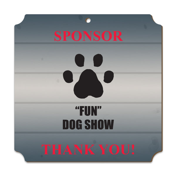 7-1/2" Custom Shape Birchwood Award Plaque