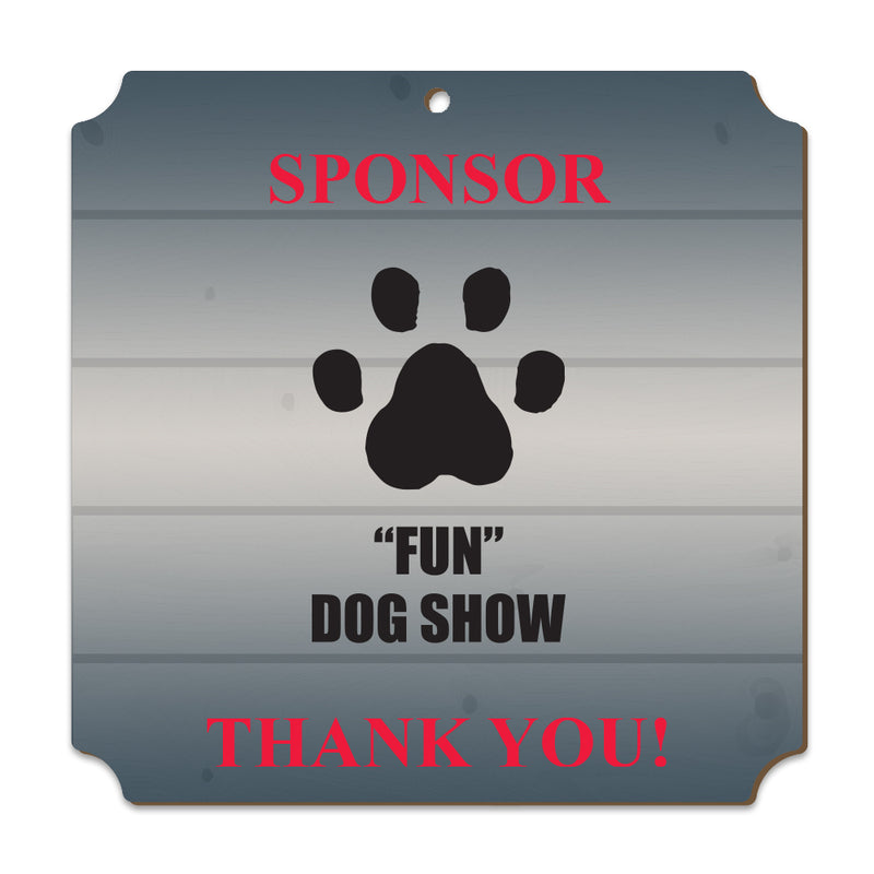 7-1/2" Custom Shape Birchwood Award Plaque